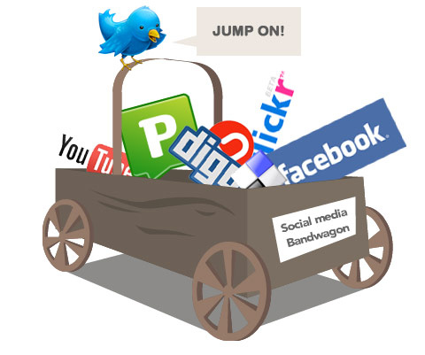 "Jump on the Social Media Bandwagon" by Matt Hamm, licensed under Creative Commons Attribution Noncommercial 2.0. 